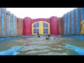 125 Days Building The Most Amazing Underground Water Slide Temple House