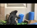 Gxk hiya toys revolved Godzilla stop motion testing
