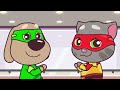 Invasion of the Moles | Talking Tom Heroes | Cartoons for Kids | Wildbrain Toons