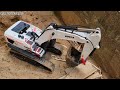 The Power RC Excavator Loading Sand |Rc excavator loading sand in truck.#excavator #viral #shorts