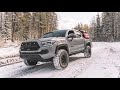 First off-roading snowfall of the Season! Off-road Lost Knife Trail in my 2020 Tacoma