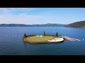 The Coeur d'Alene Resort Golf Course Aerial Video