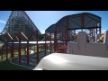Planet Coaster - Invertitron looping coaster (back seat view)