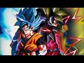 DBZ Dokkan Battle - LR PHY Super Saiyan God SS & Super Saiyan 4 Goku (CC & Xeno) OST - Extended
