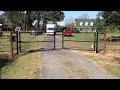 Solar Powered LiftMaster LA-412 Dual Swing Gates