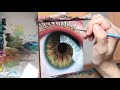 I Painted a Magnified Eye | Oil Painting Time Lapse