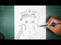 Anime Drawing | How to Draw Hu Tao | Genshin Impact