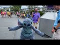 Stitch Roaming Meet and Greet in Tomorrowland at The Magic Kingdom, Walt Disney World