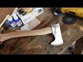 Turning a Harbor Freight Hatchet Into A Cool Custom Wood Carving Beast