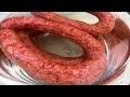 How to make sausage at home! This is the tastiest homemade sausage!