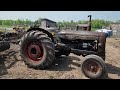 April 1960 Fordson Power Major and disc harrow