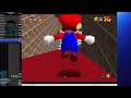 Super Mario 64 16 star in 22:52