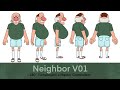 Neighbor - ToonBoom Harmony Rig Demo