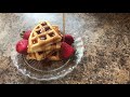 5 minutes EASY EGGLESS WAFFLES