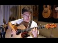 Invisible Touch - Genesis - Solo Fingerstyle Guitar (Kent Nishimura)
