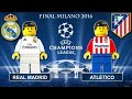 Champions League Final 2016 • Real Madrid vs Atletico Madrid • goal highlights Lego Football film