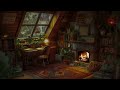 Soothing Rain and Fireplace Sounds for Deep Sleep & Relaxation 🌧️ Calm Ambiance for Stress Relief