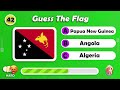 Guess the Country by the Flag Quiz 🌎🎯🤔 | Easy, Medium, Hard | World Flags Quiz | Guess the flag