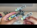Star Wars Micro Galaxy Squadron Gold Leader Y-Wing Review and Comparison