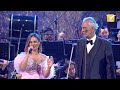 Andrea Bocelli - Pia Toscano - Vivo Per Lei (Vivo Por Ella) - Festival de Viña del Mar 2024  Full HD