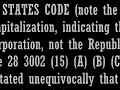 short video of the transition of USA into 2 different jurisdictions. act of 1871.