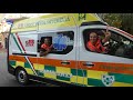 Inaugurazione nuove ambulanze croce verde Intemelia-Corteo in sirena