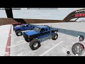 DRIVING CARS DOWN A ICY RAMP! (BeamNG)
