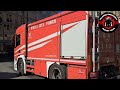 Partenza ABP scania P370 vigili del fuoco in sirena per incendio!