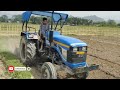 ACE DI-450 NG 45HP Puddling a dry field on 7foot Bahubali rotavatot || Tractor videos