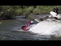 Packraft Surfing and Rolls