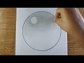 Easy 8 Circle scenery drawing Ideas || Pencil drawing in a easy drawing || Ashraful dreams drawing