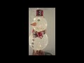 String Snowman - Christmas DIY - EASY #Shorts