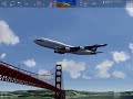 747 over the Golden Gate Bridge (Aerofly)