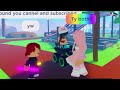 Asking people to subscribe to me on Roblox!