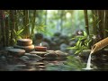 Bamboo Water Fountain & Chirping Birds 🌿 Relaxing music heals 🌿 Massage, Deep Sleep