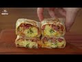 [SUB] Best Egg Burrito Recipe :: Breakfast Recipe