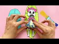 Making Zoonomaly Game Book - Zookeeper Baby | Care Tips Baby Zoonomaly ( Food Squishy Paper )