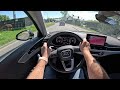 NEW Audi A4 B9 [2.0 35 TFSI 204hp] |0-100| POV Test Drive #2074 Joe Black