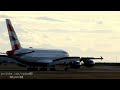 British Airways A380 | Sunset 26R Arrival into Vancouver - YVR | G-XLEL