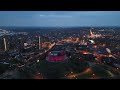 Tamworth Castle at Night DJI Mini 4 Pro Drone