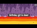 Among Us: death of the birthday girl