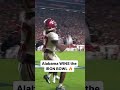 Alabama Crimson Tide scores on 4th and Goal from the 31-yard line to WIN vs Auburn 😳 #shorts