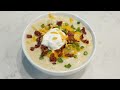 I made the Best Potato Soup using just a few pantry ingredients! | Homemade Potato Soup Recipe