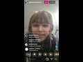 Grace VanderWaal cuts her fringe. Instagram Live 2019-06-08