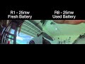 Comparing R1 and R8 on HDZero in Heavy Wifi
