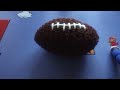 How to Crochet a MINI FOOTBALL.