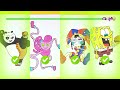 How to Color Pomni vs Kung Fu Panda vs Mommy Long Legs vs Sponge Bob  + Download Coloring
