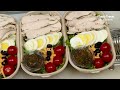 Amazing Tornado omelette lunch box made in bulk, pork cutlet, chicken salad, Korean street food