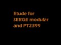 Etude for SERGE Modular and PT2399 Delay (Audio only)