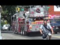 FDNY Tower Ladder 138 responding to an odor of smoke